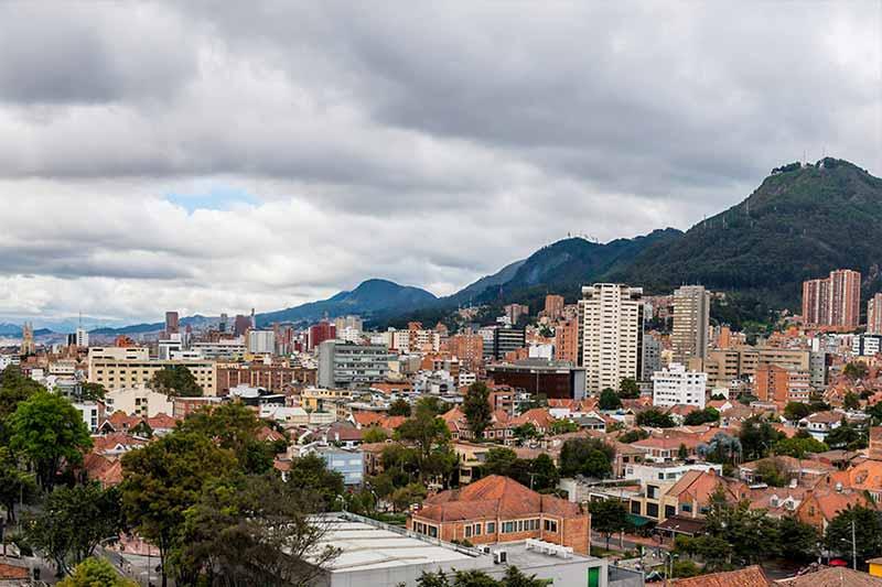 Colombia skyline.